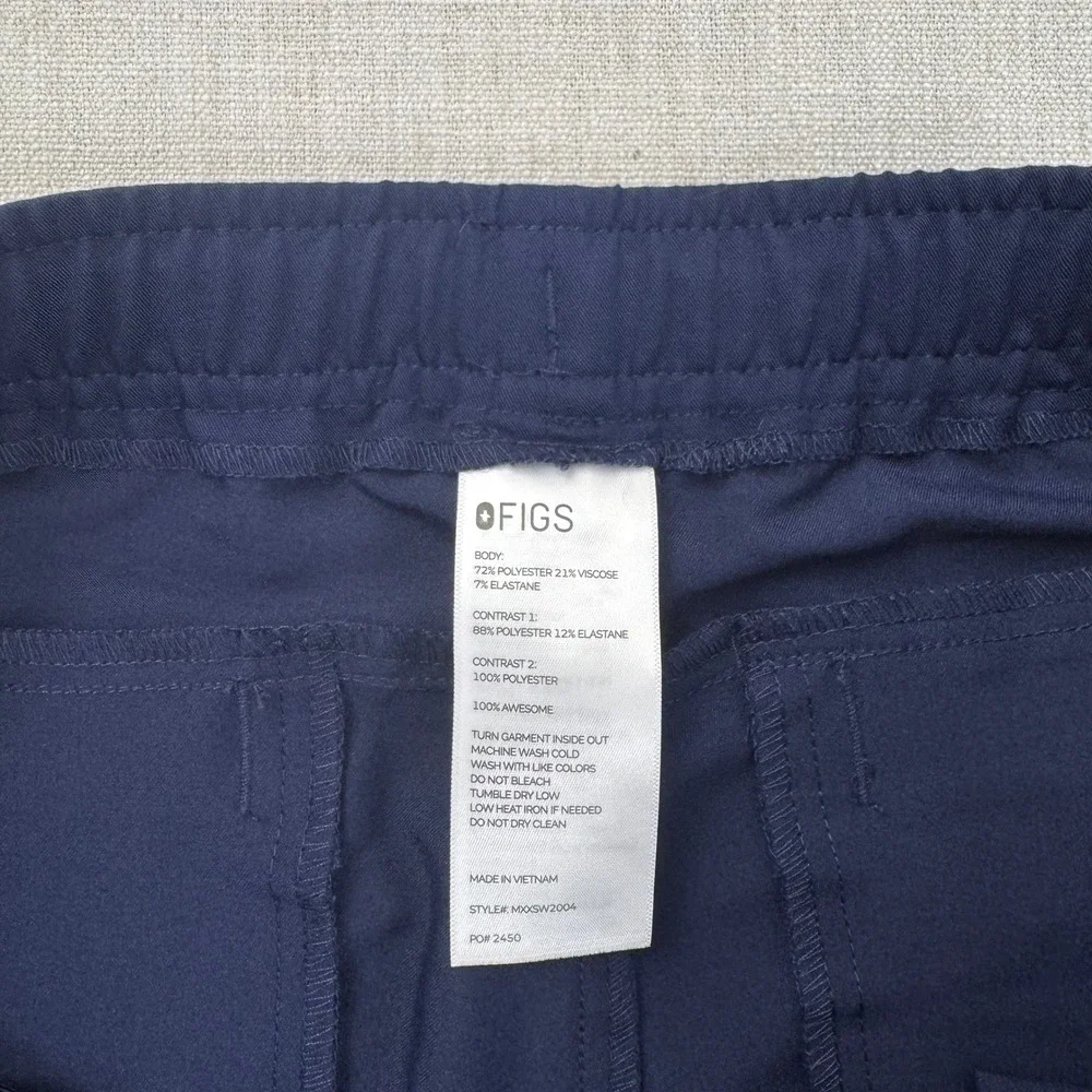 FIGS Technical Collection Navy Blue Scrub Joggers XXL MXXSW2004 Mens Pants